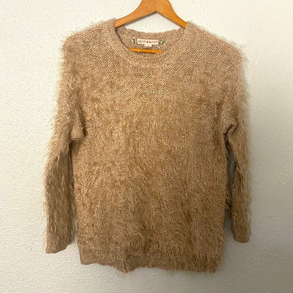 Chelsea and violet fuzzy light weight sweatshirt